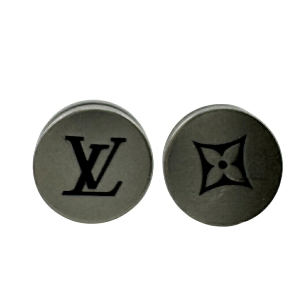 LOUIS VUITTON Brown Monogram Earrings - Picture 2 of 8